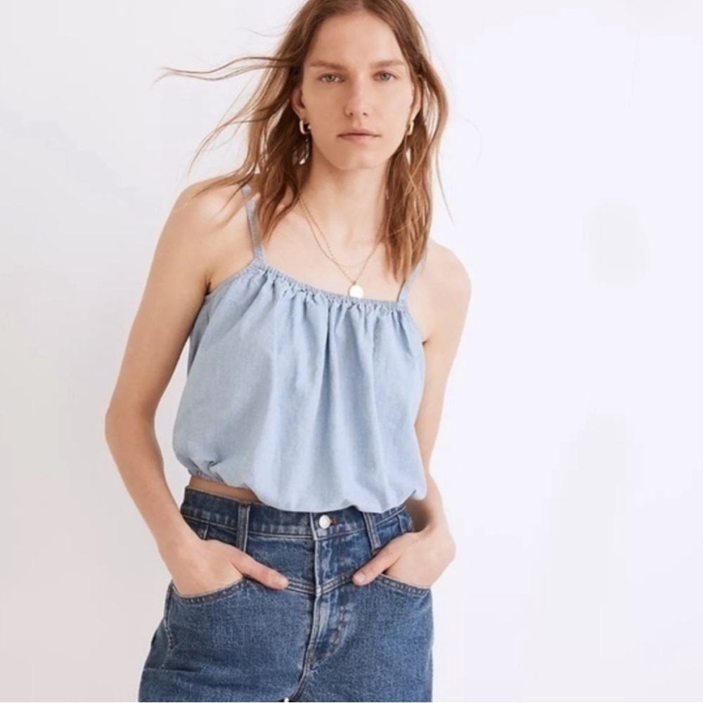 Madewell Chambray Meridian Top
